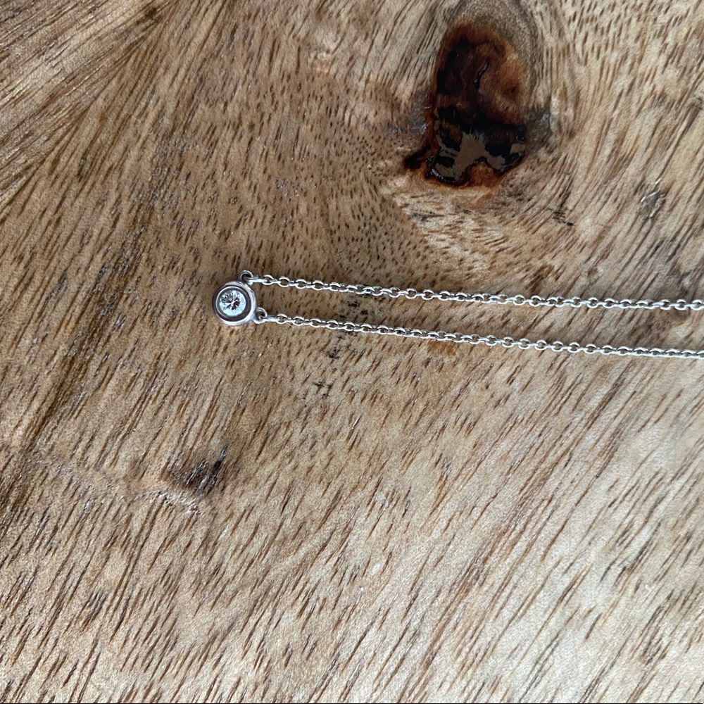 Tiffany & Co. - Sterling Silver Elsa Perretti Diamonds By The Yard Necklace